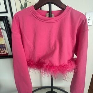 Altar'd State Hot Pick Feathered Top
